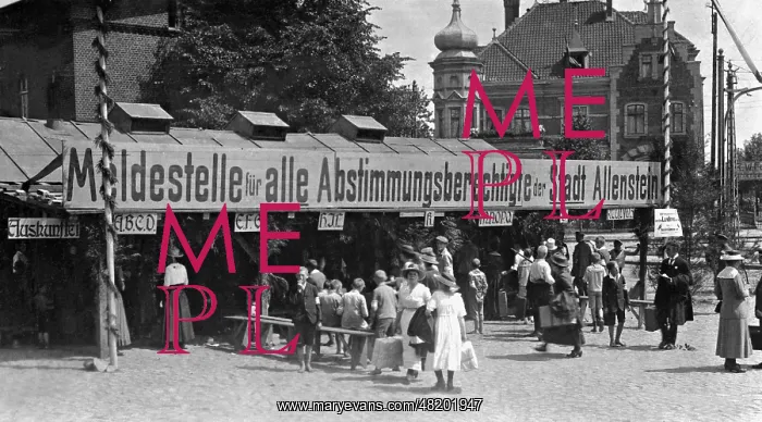 : Registration location for the referendum in East Prussia : Registration location for the referendum in East Prussia