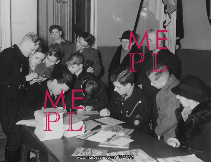 : Registration office of the Jungvolk in Berlin, 1939 : Registration office of the Jungvolk in Berlin, 1939