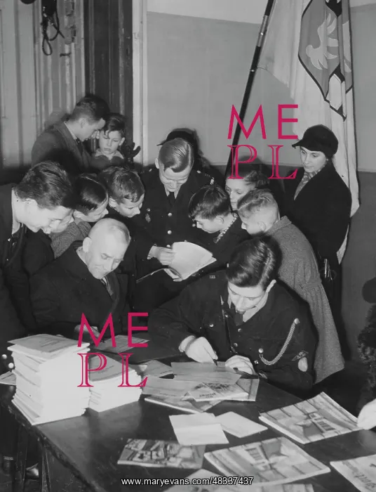 : Registration office of the Jungvolk in Berlin, 1939 : Registration office of the Jungvolk in Berlin, 1939