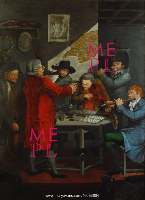 : Rehearsal of a group of musicians : Rehearsal of a group of musicians
