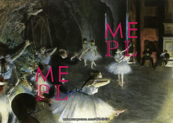  : The Rehearsal on the Stage, by Degas