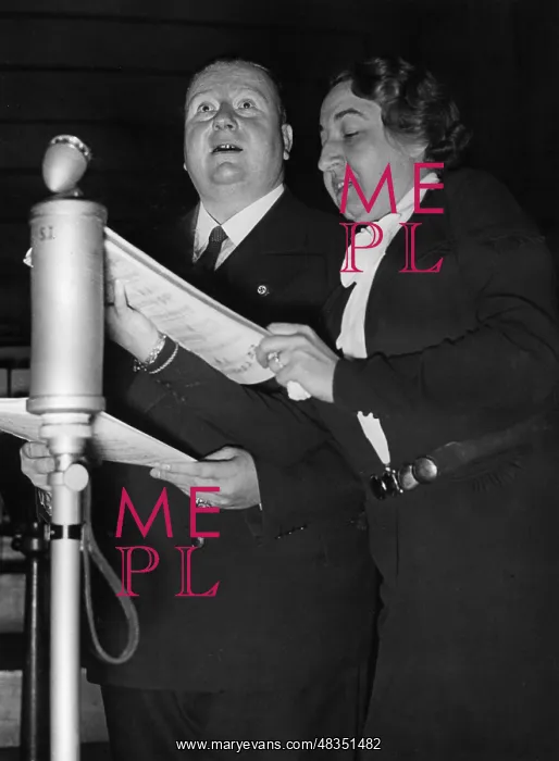 : Rehearsals of the opera Genoveva, 1936 : Rehearsals of the opera Genoveva, 1936