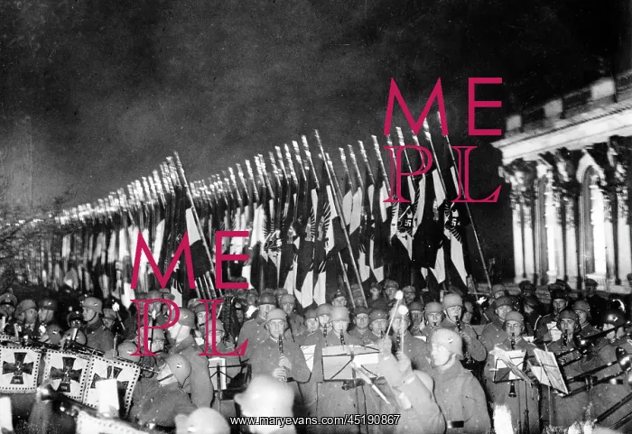 : Third Reich - consecration of the flag, Hitler Youth, 1934 : Third Reich - consecration of the flag, Hitler Youth, 1934