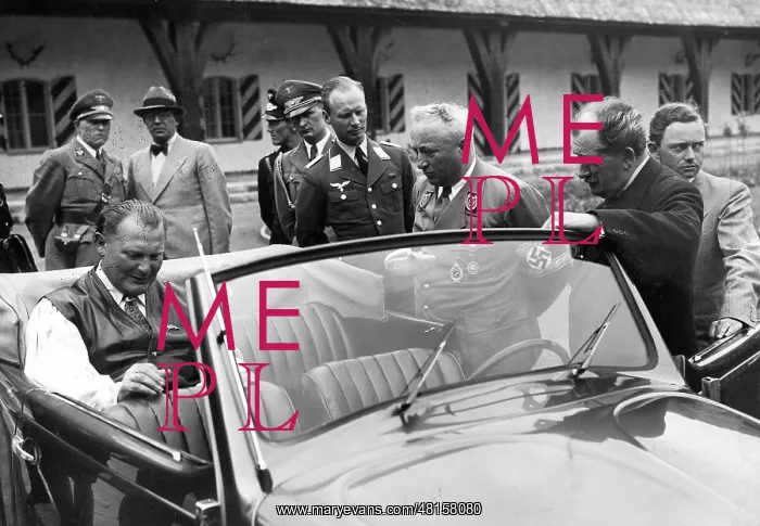 : Reich Marshal Goering tries out the first model of the KDF c : Reich Marshal Goering tries out the first model of the KDF c