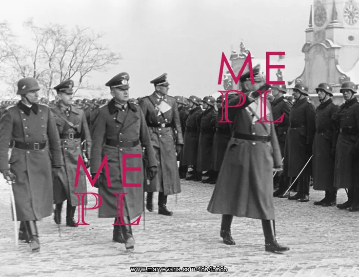 : Reich Protector Konstantin von Neurath in Prague, 1940 : Reich Protector Konstantin von Neurath in Prague, 1940
