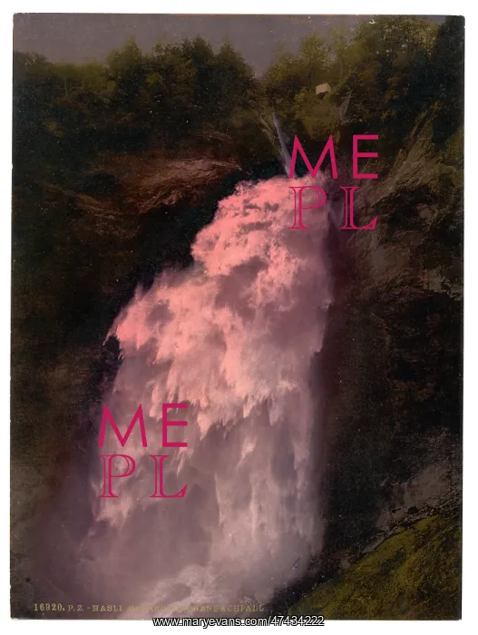 : Reichenbach, the Upper Falls, lighted by Bengal lights, Bern : Reichenbach, the Upper Falls, lighted by Bengal lights, Bern