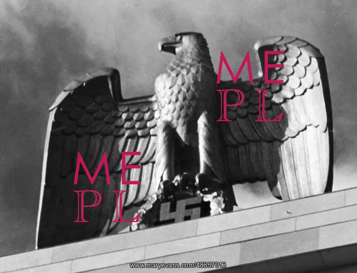 : Reichsadler - imperial eagle on the German : Reichsadler - imperial eagle on the German
