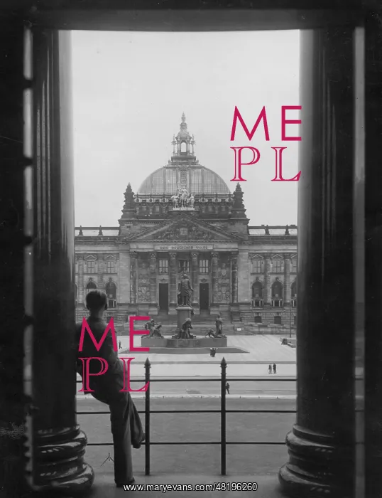 : Reichstag in Berlin, 1930 : Reichstag in Berlin, 1930