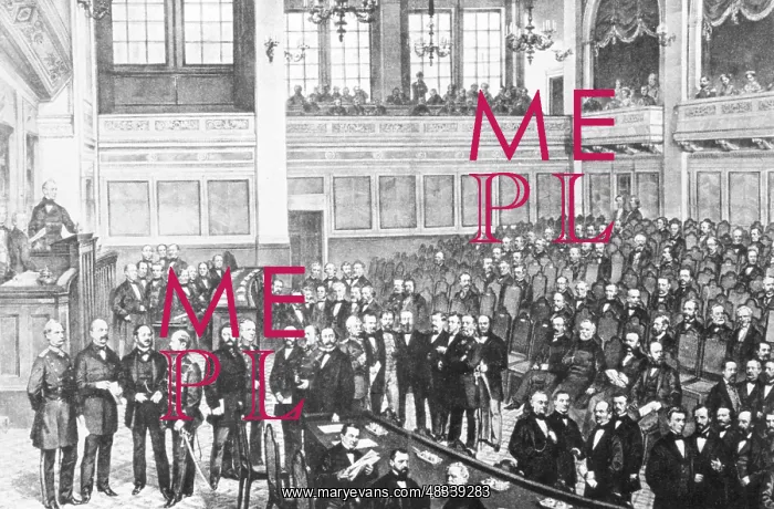 : Reichstag meeting from the year 1870 : Reichstag meeting from the year 1870