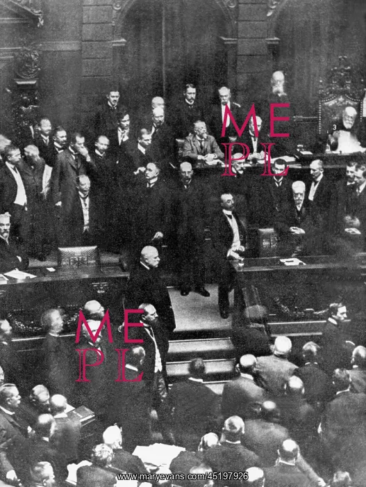 : Reichstag session on 10th of July in 1909 : Reichstag session on 10th of July in 1909