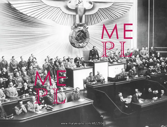 : Reichstag session on the declaration of war against Poland : Reichstag session on the declaration of war against Poland