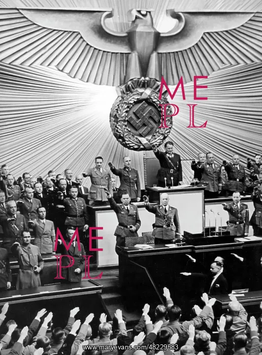 : Reichstag session in the Kroll Opera House, 1940 : Reichstag session in the Kroll Opera House, 1940