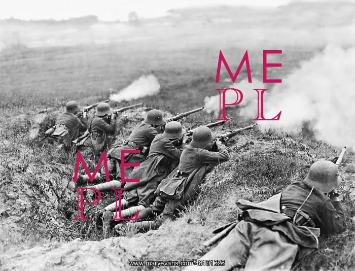 : Reichswehr soldiers during an exercise, 1919 : Reichswehr soldiers during an exercise, 1919