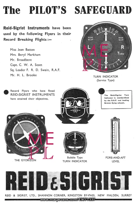 : Reid & Sigrist Aircraft Flight Instruments - Anodising : Reid & Sigrist Aircraft Flight Instruments - Anodising