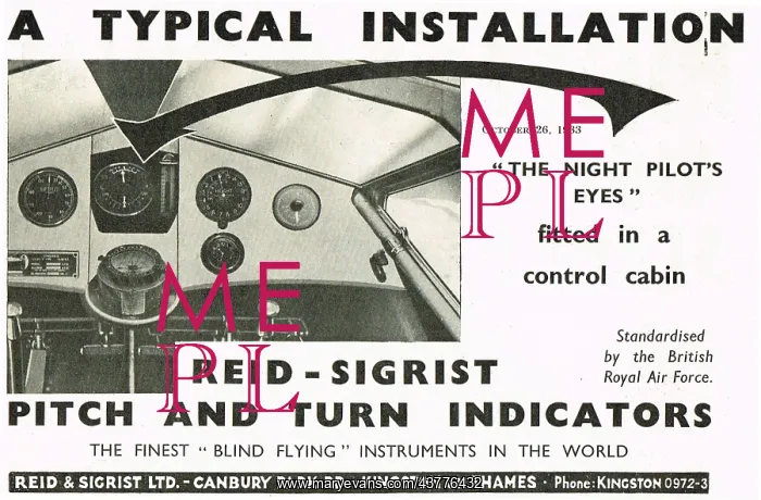 : Reid And Sigrist Typical RAF Installation : Reid And Sigrist Typical RAF Installation