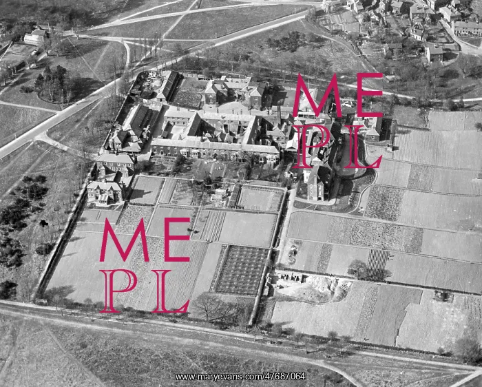 : Reigate Workhouse and Grounds Aerial View : Reigate Workhouse and Grounds Aerial View