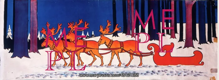  : Reindeer and Santa's Sleigh