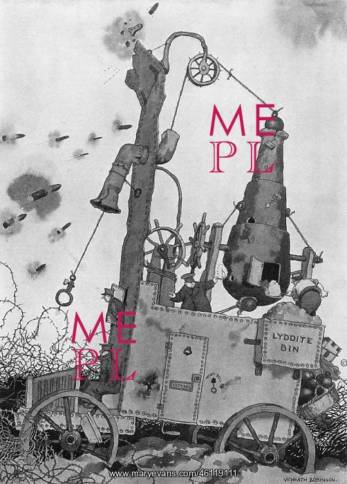 : Rejected by the Inventions Board - Heath Robinson WW1 : Rejected by the Inventions Board - Heath Robinson WW1