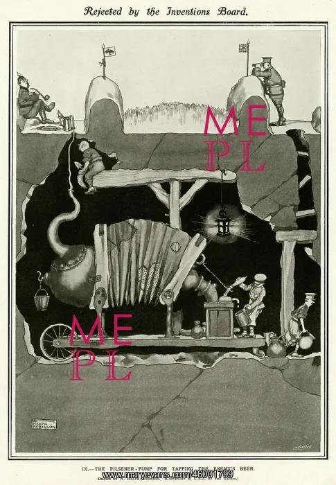 : Rejected by the Inventions Board IX - Heath Robinson : Rejected by the Inventions Board IX - Heath Robinson
