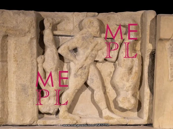 : Relief, Archaeology Museum, Paestum, Campania, Italy : Relief, Archaeology Museum, Paestum, Campania, Italy