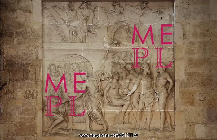 : Relief, Bordeaux Cathedral, Bordeaux, Aquitaine, France : Relief, Bordeaux Cathedral, Bordeaux, Aquitaine, France