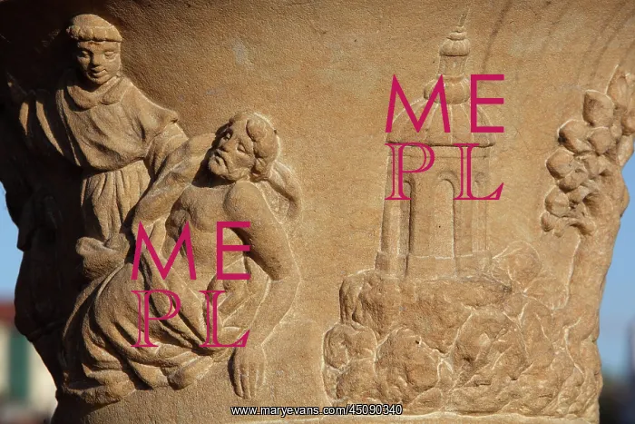 : Relief carving, Charles Bridge, Prague, Czech Republic : Relief carving, Charles Bridge, Prague, Czech Republic