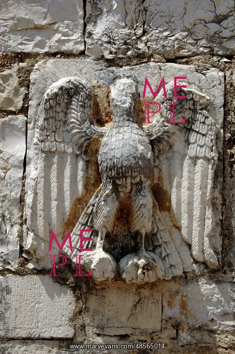 : Relief with an eagle. Mesopotam. Albania : Relief with an eagle. Mesopotam. Albania