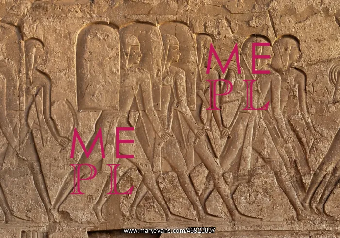 : Relief, First Pylon, Temple of Ramesses III, Medinet Habu : Relief, First Pylon, Temple of Ramesses III, Medinet Habu