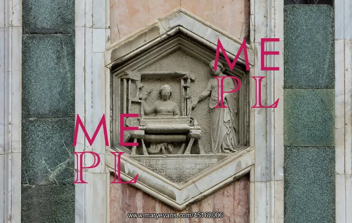 : Relief, Giotto's campanile, Florence, Tuscany, Italy : Relief, Giotto's campanile, Florence, Tuscany, Italy