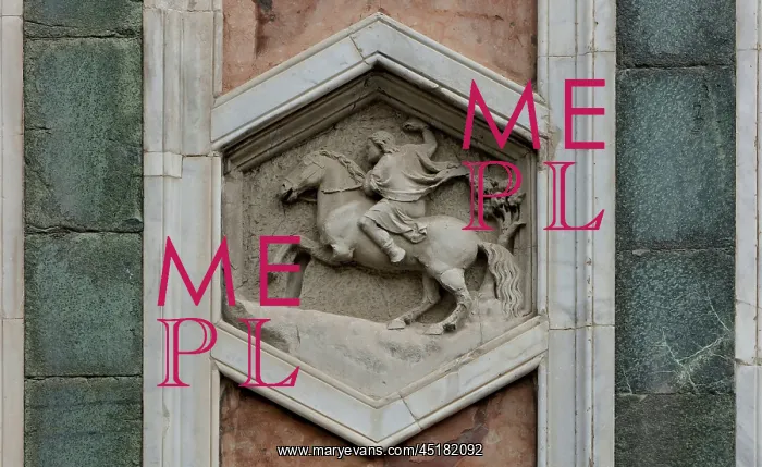: Relief, Giotto's campanile, Florence, Tuscany, Italy : Relief, Giotto's campanile, Florence, Tuscany, Italy