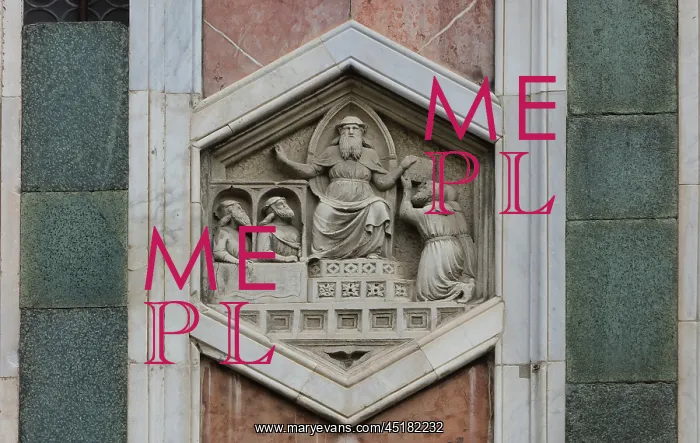 : Relief, Giotto's campanile, Florence, Tuscany, Italy : Relief, Giotto's campanile, Florence, Tuscany, Italy