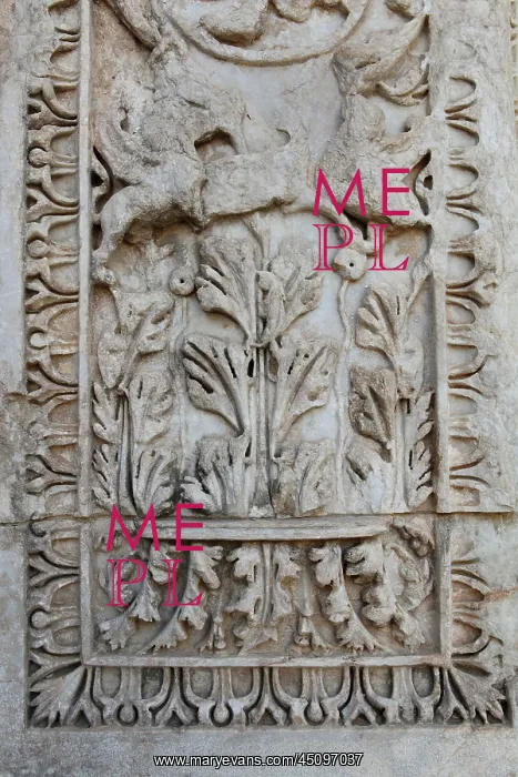 : Relief from Library of Celsus, Ephesus, Izmir, Turkey : Relief from Library of Celsus, Ephesus, Izmir, Turkey