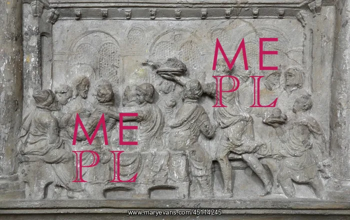 : Relief, Marienkirche, Berlin, Germany : Relief, Marienkirche, Berlin, Germany
