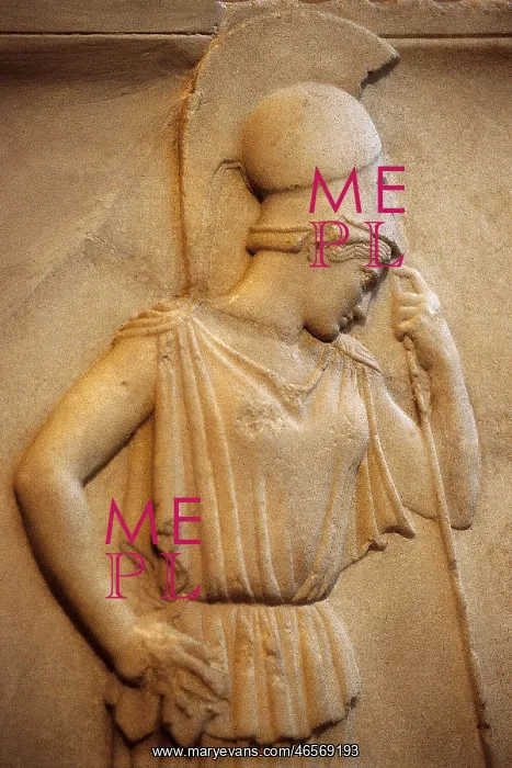 : Relief of the Mourning Athena : Relief of the Mourning Athena