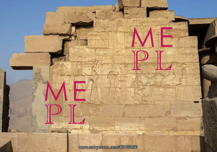 : Relief, second courtyard, Ramesseum, Theban Necropolis : Relief, second courtyard, Ramesseum, Theban Necropolis