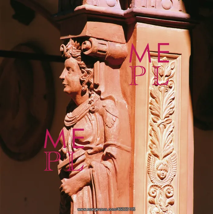 : Relief statue at Schallaburg : Relief statue at Schallaburg