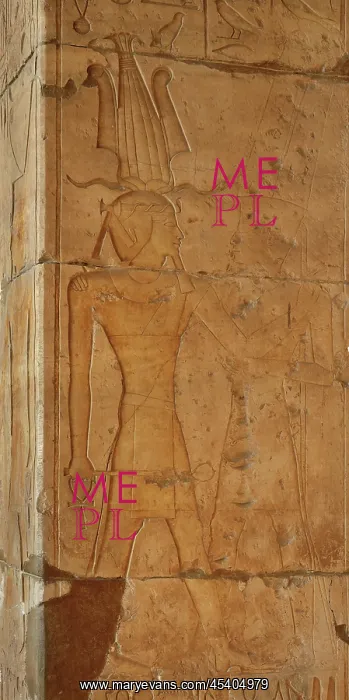 : Relief, Temple of Hatshepsut, Theban Necropolis, Luxor : Relief, Temple of Hatshepsut, Theban Necropolis, Luxor