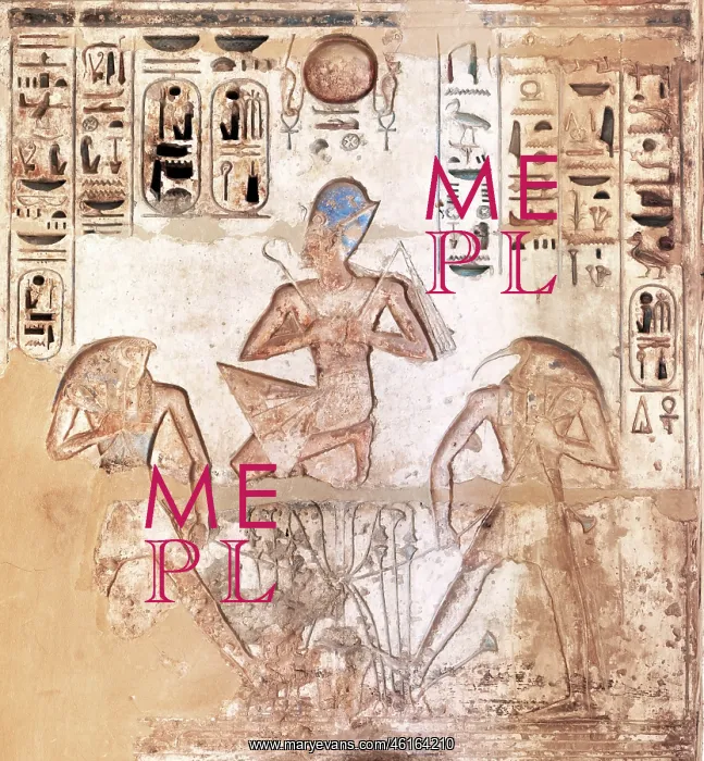 : Relief, Temple of Ramesses III, Medinet Habu, Thebes, Egypt : Relief, Temple of Ramesses III, Medinet Habu, Thebes, Egypt