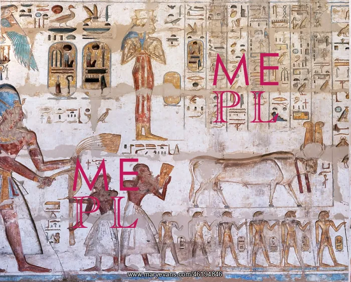 : Relief, Temple of Ramesses III, Medinet Habu, Thebes, Egypt : Relief, Temple of Ramesses III, Medinet Habu, Thebes, Egypt
