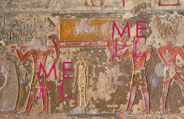 : Relief, tomb of Renni, Elkab, Egypt : Relief, tomb of Renni, Elkab, Egypt