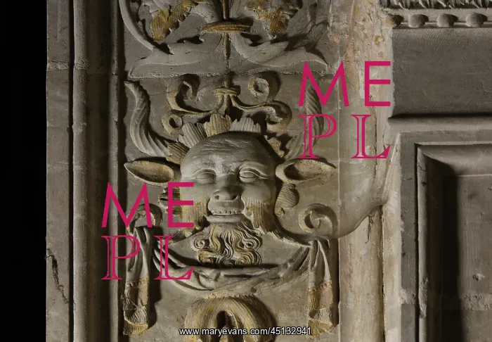 : Relief, Tomb of Thomas James, Cathedral Saint-Samson : Relief, Tomb of Thomas James, Cathedral Saint-Samson