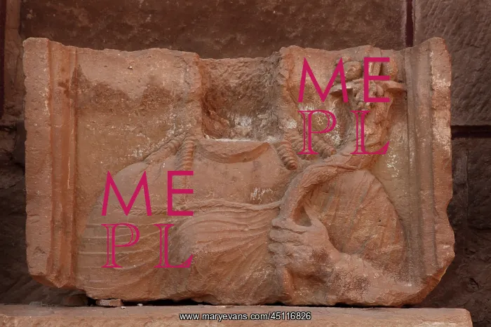  : Relief of woman with cornucopia, Petra, Jordan