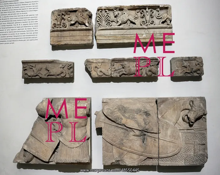 : Reliefs of Sanctuary of Athena. Pergamon : Reliefs of Sanctuary of Athena. Pergamon
