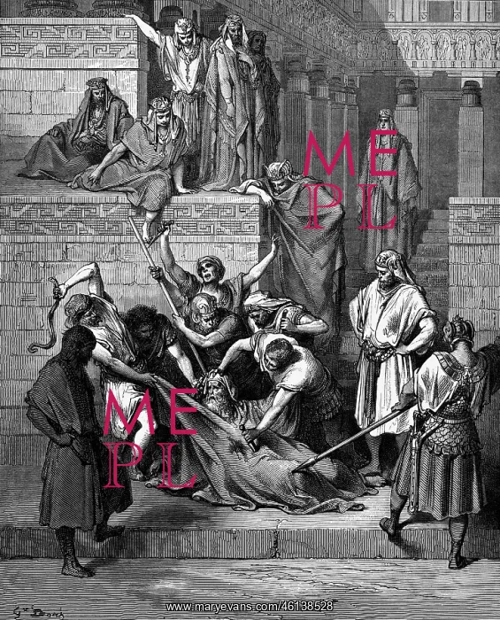 : religion, Biblical Scenes, Death of Eleazar : religion, Biblical Scenes, Death of Eleazar