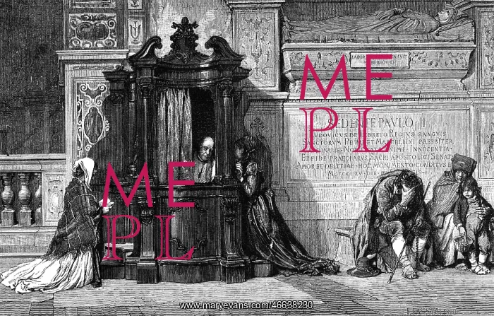 : religion, Christianity, confession, scene at : religion, Christianity, confession, scene at