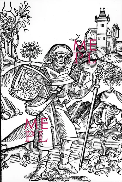 : religion, pilgrimage, pilgrims, woodcut for Opera : religion, pilgrimage, pilgrims, woodcut for Opera
