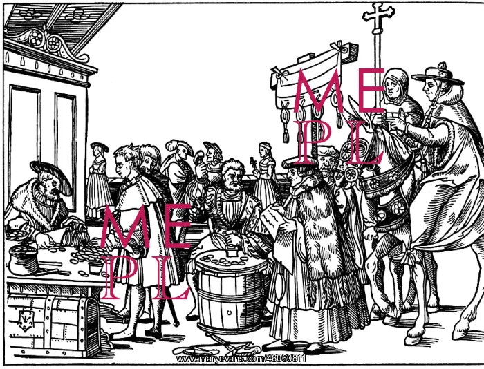 : religion, Reformation, indulgence, selling of : religion, Reformation, indulgence, selling of