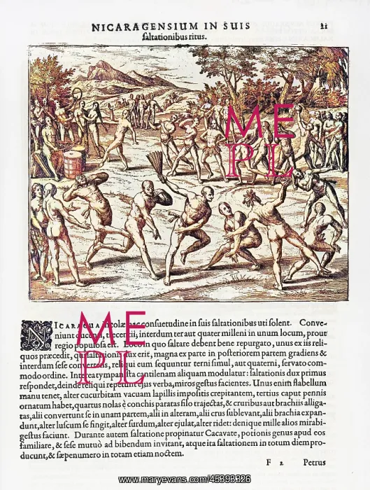 : Religious Dance of the Native Nicaraguans : Religious Dance of the Native Nicaraguans