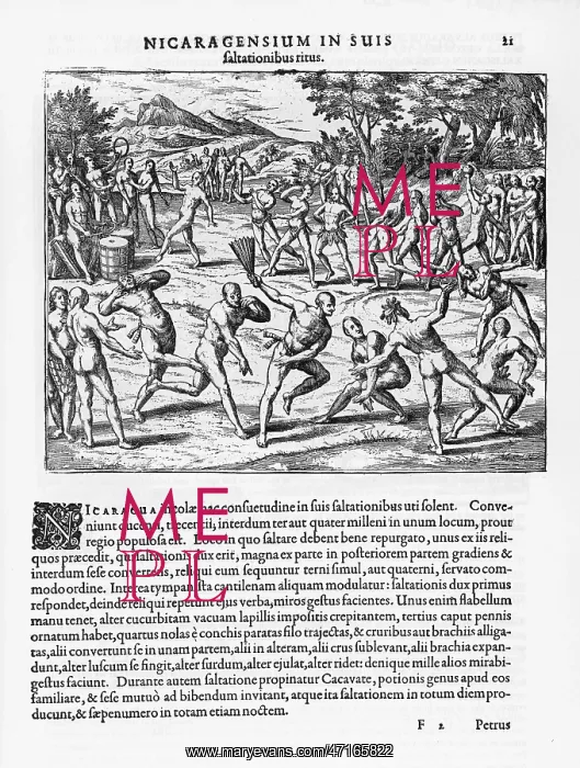 : Religious Dance of the Native Nicaraguans : Religious Dance of the Native Nicaraguans