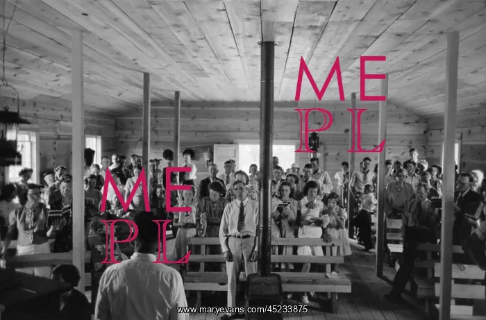 : Religious service in the Pie Town, New Mexico ? : Religious service in the Pie Town, New Mexico ?